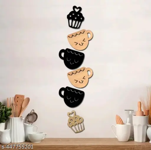 Cup Kitchen Decor Pack of 6