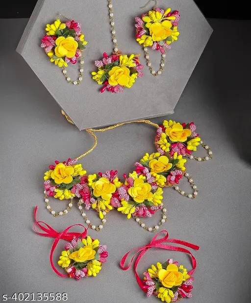 Jota Jewellery For Haldi Function Set of 7