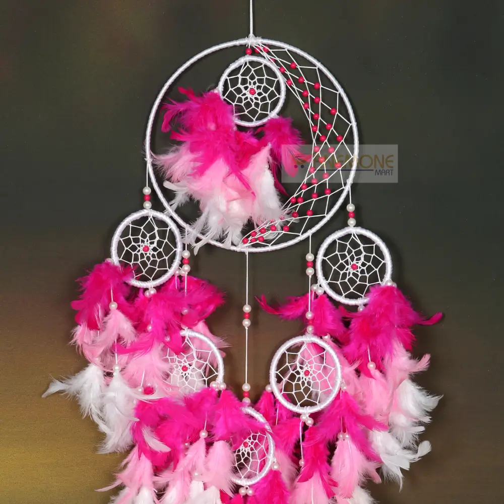 Dream catcher 6 ring pink colour 1218