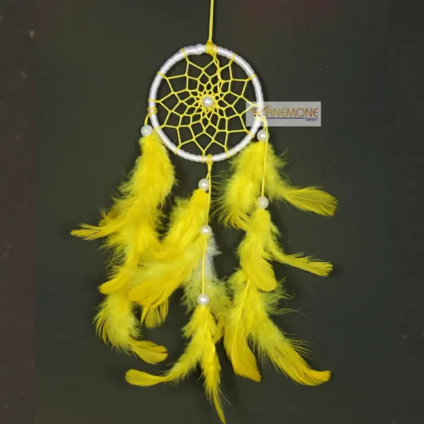 car dream catcher yellow