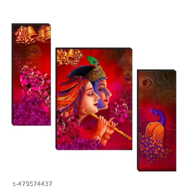 Radha Krishna Wall Painting with Frame