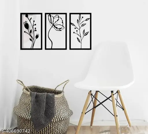 Abstract Flower Wall Art
