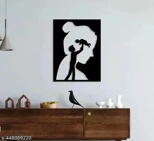 Child Parent MDF Wooden Wall Art